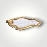 Antique Rococo style gilded resin wall mirror