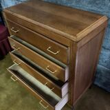 Commode pieds compas années 50.