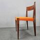4 chaises en teck PIA par Poul Cadovius, Girsberger, Danemark, années 1960