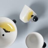 Set ensemble petit déjeuner tasses et bol design Constance Guisset