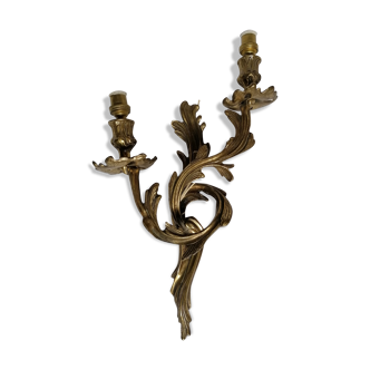 Wall light bronze style Louis XV