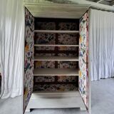 Old patinated wardrobe