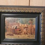 Huile sur panneau XIXème