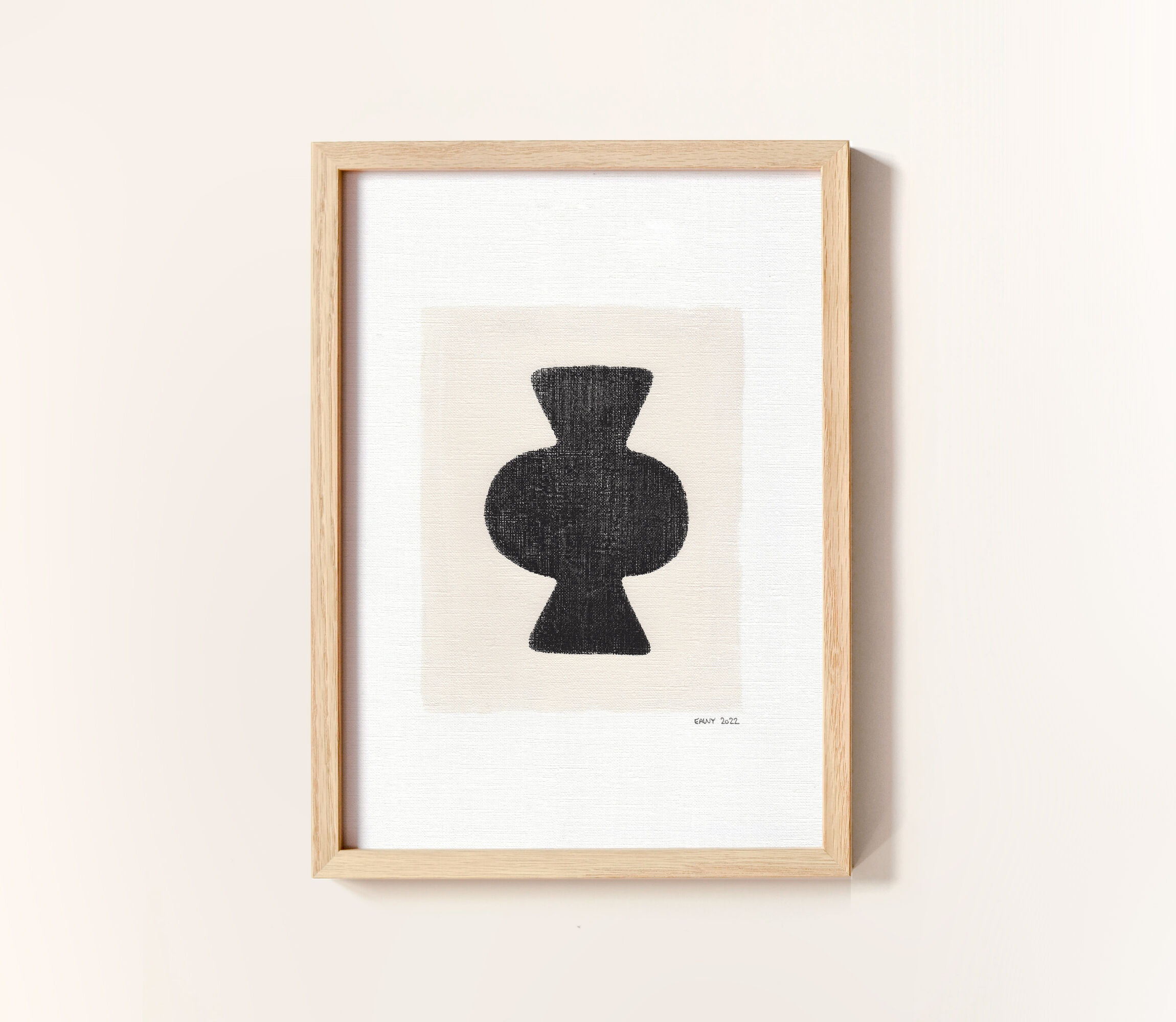 Peinture sur papier • M630 • signée eawy