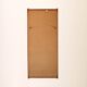 Vintage Scandinavian Teak Mirror with Grooved Frame