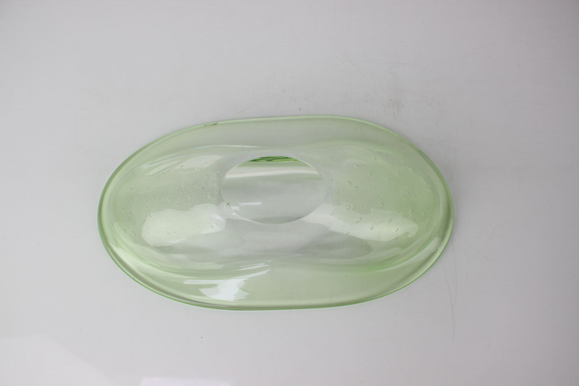 Mid-Century Art Glass Bowl by Zelezno Borske Sklo, 1960's
