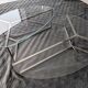 2 oval glass and chrome coffee tables, nesting, stackable, "gal" shape.