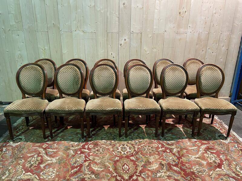 Set of 12 Louis XVI Style chairs