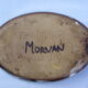 Vintage oval dish signed Emile Henry to Marcigny Morvan