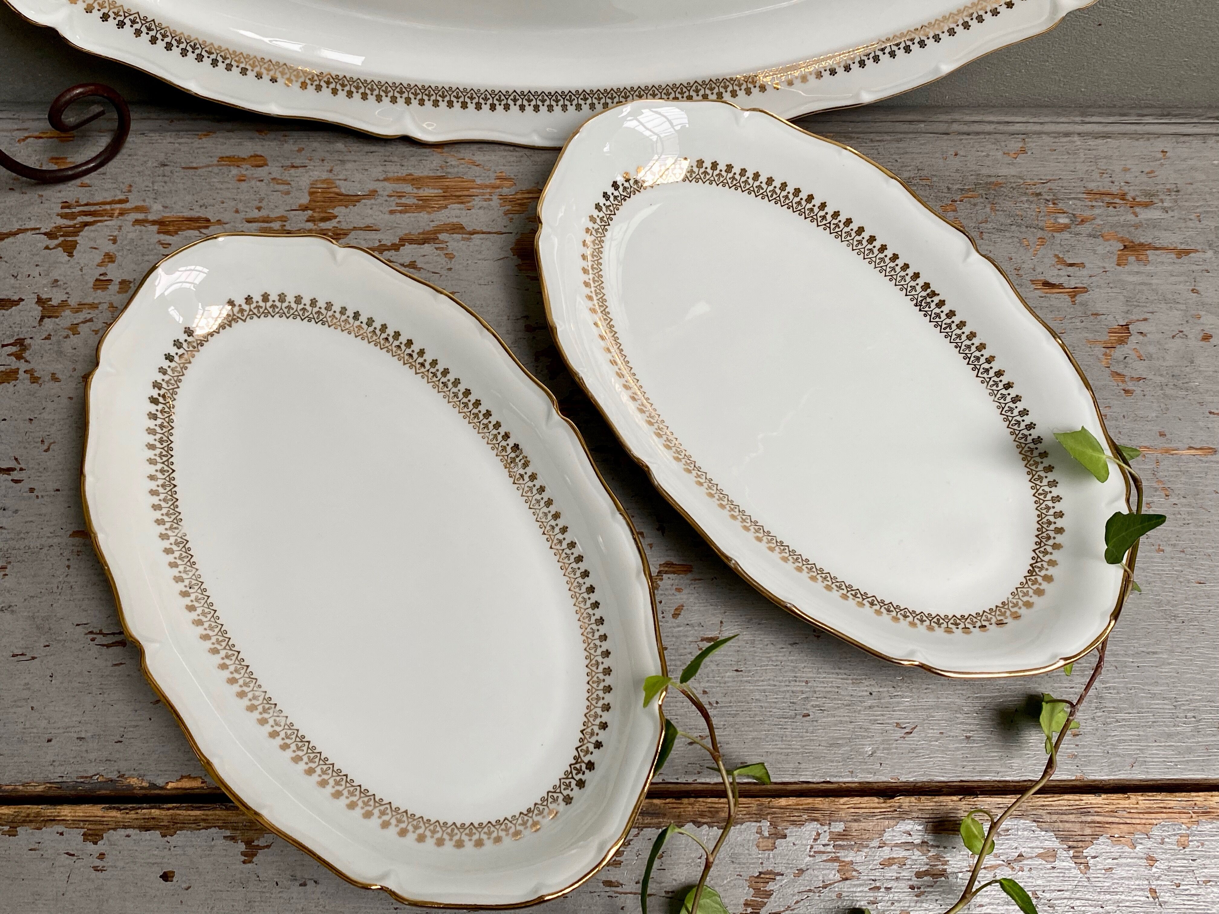 Porcelain dishes from Sologne