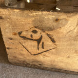 2 wine cases - old wooden 10 bottles