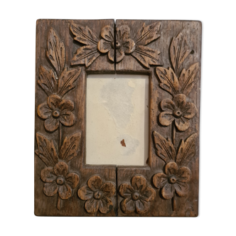 Frame carved folk art