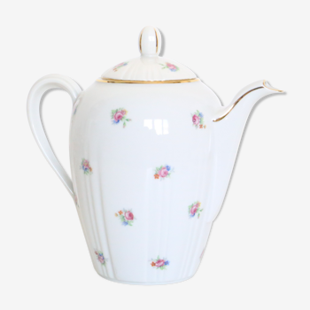 Cafetière, porcelaine de Limoges