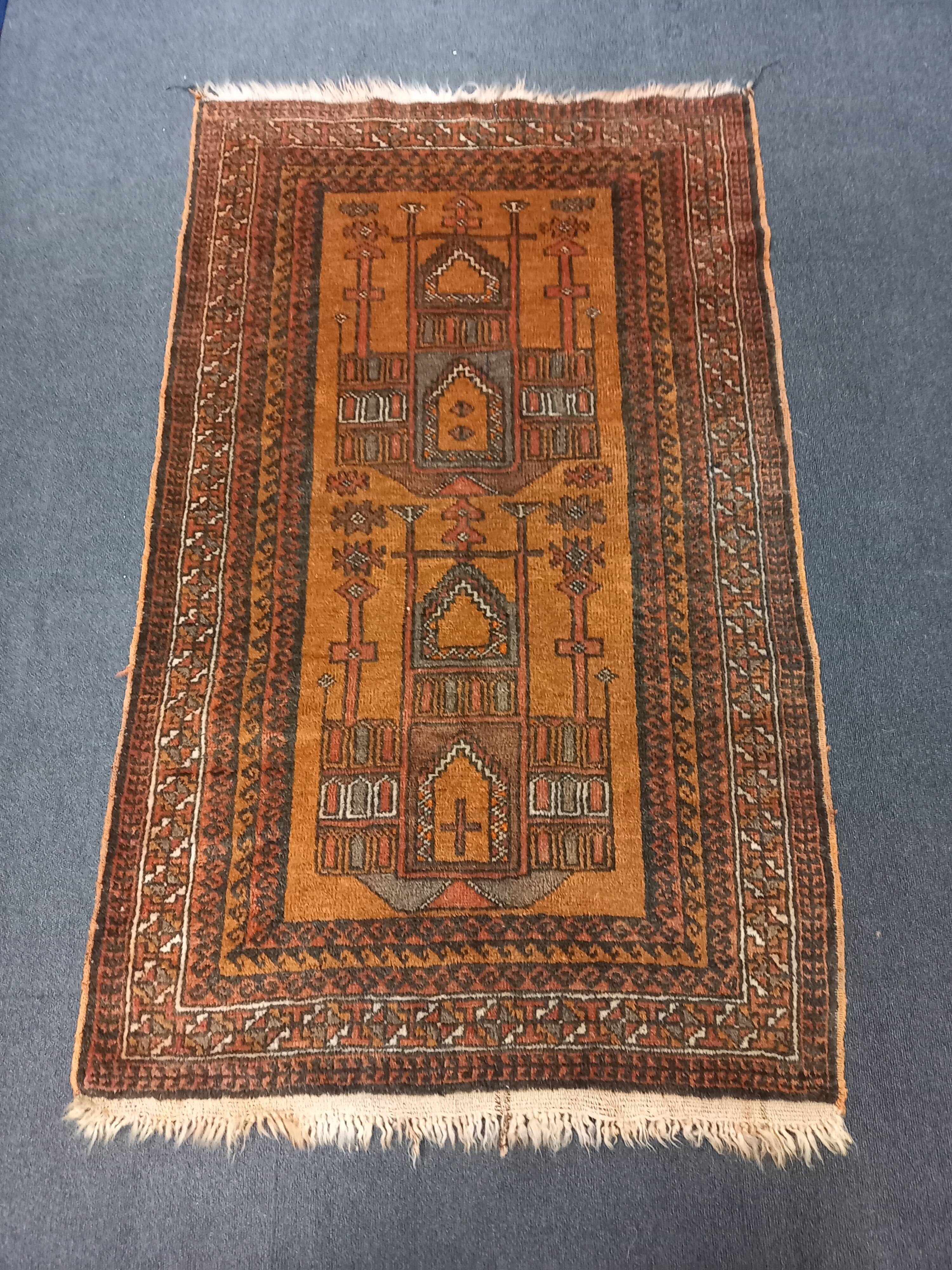 handmade Persian carpet Beloutch 140x90 cm
