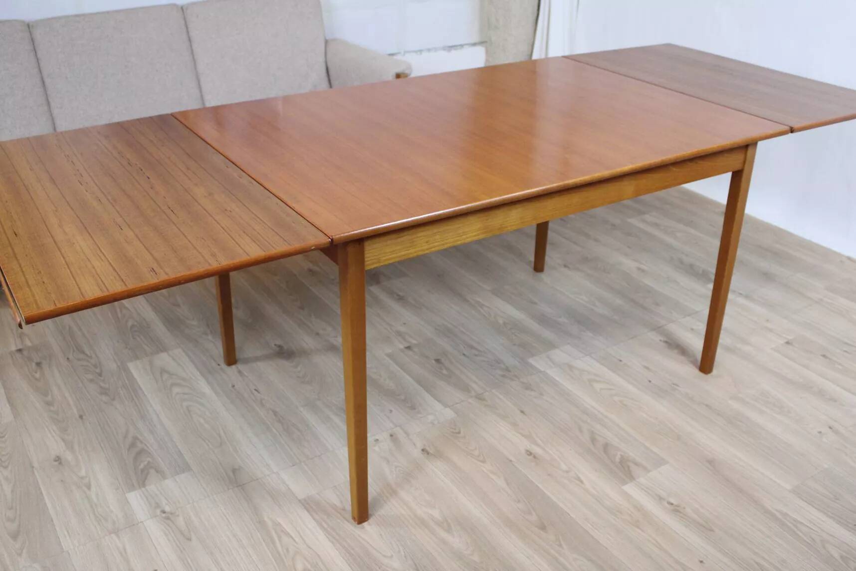 Vintage rectangular table with extensions – Sweden – 1960s