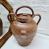 Stoneware chamotte jug