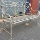 Antique French garden bench park bench