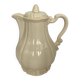 Plain ivory teapot Digoin Sarreguemines