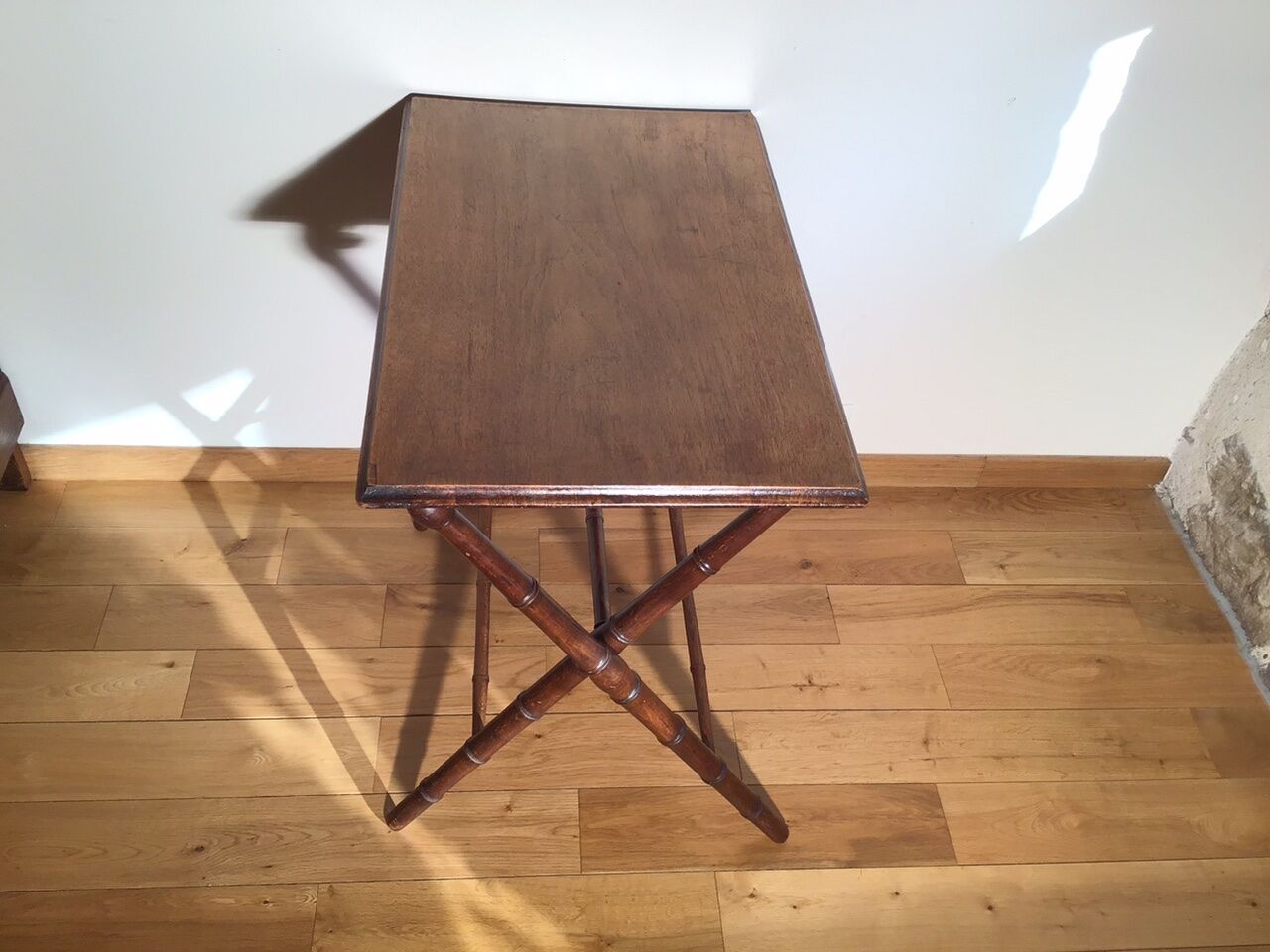 Table folding bamboo feet 1930/1950