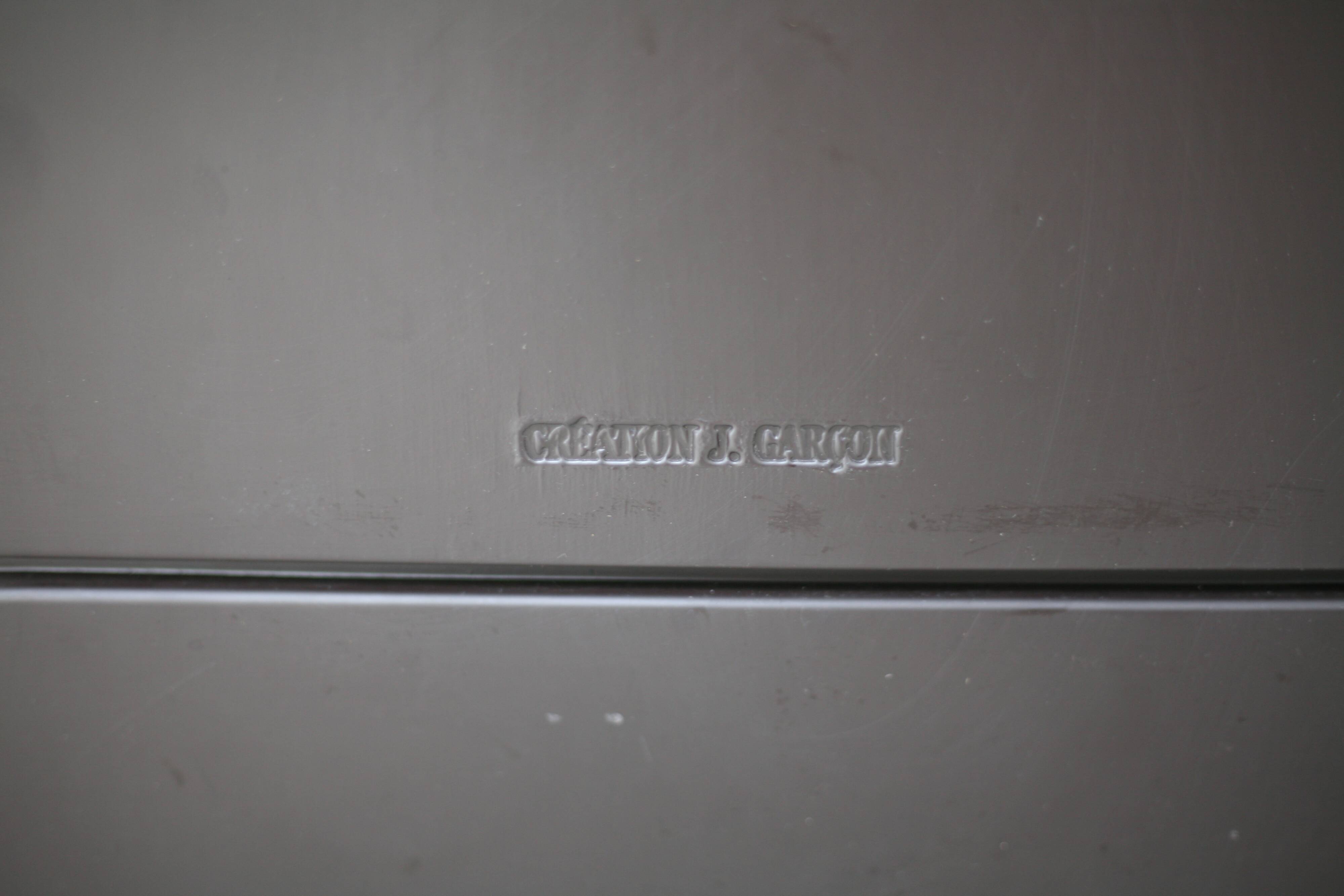 Jean Garçon. Miroir Formag. Plastique. Circa 1970