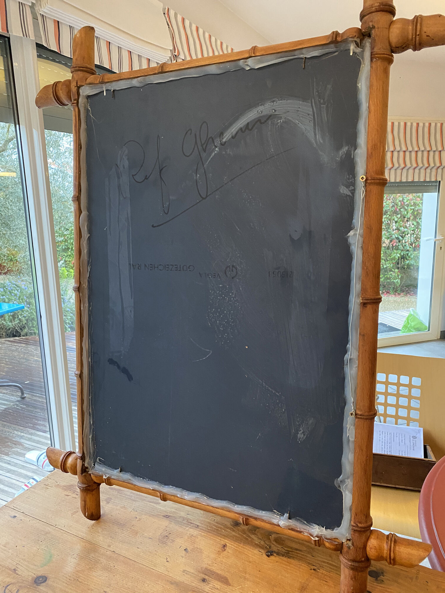 Mirror Bamboo colonial style 65x85cm