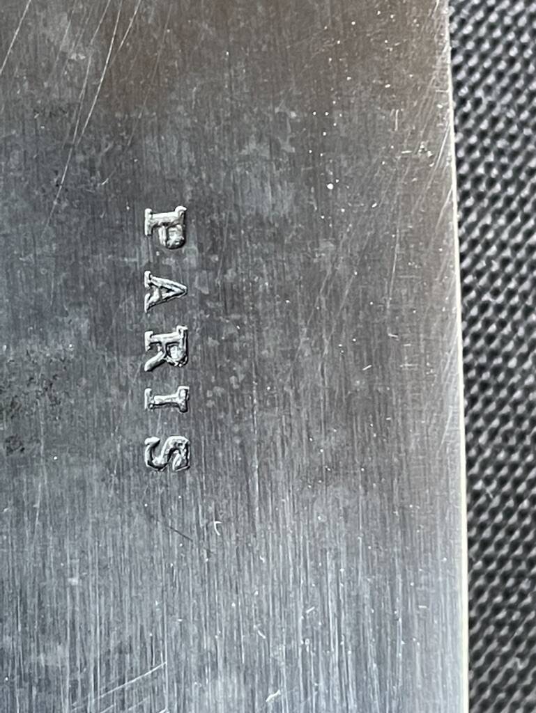 Silver cutting service stuffed in a case - ATE Guichard & Émile Puiforcat - 19th century