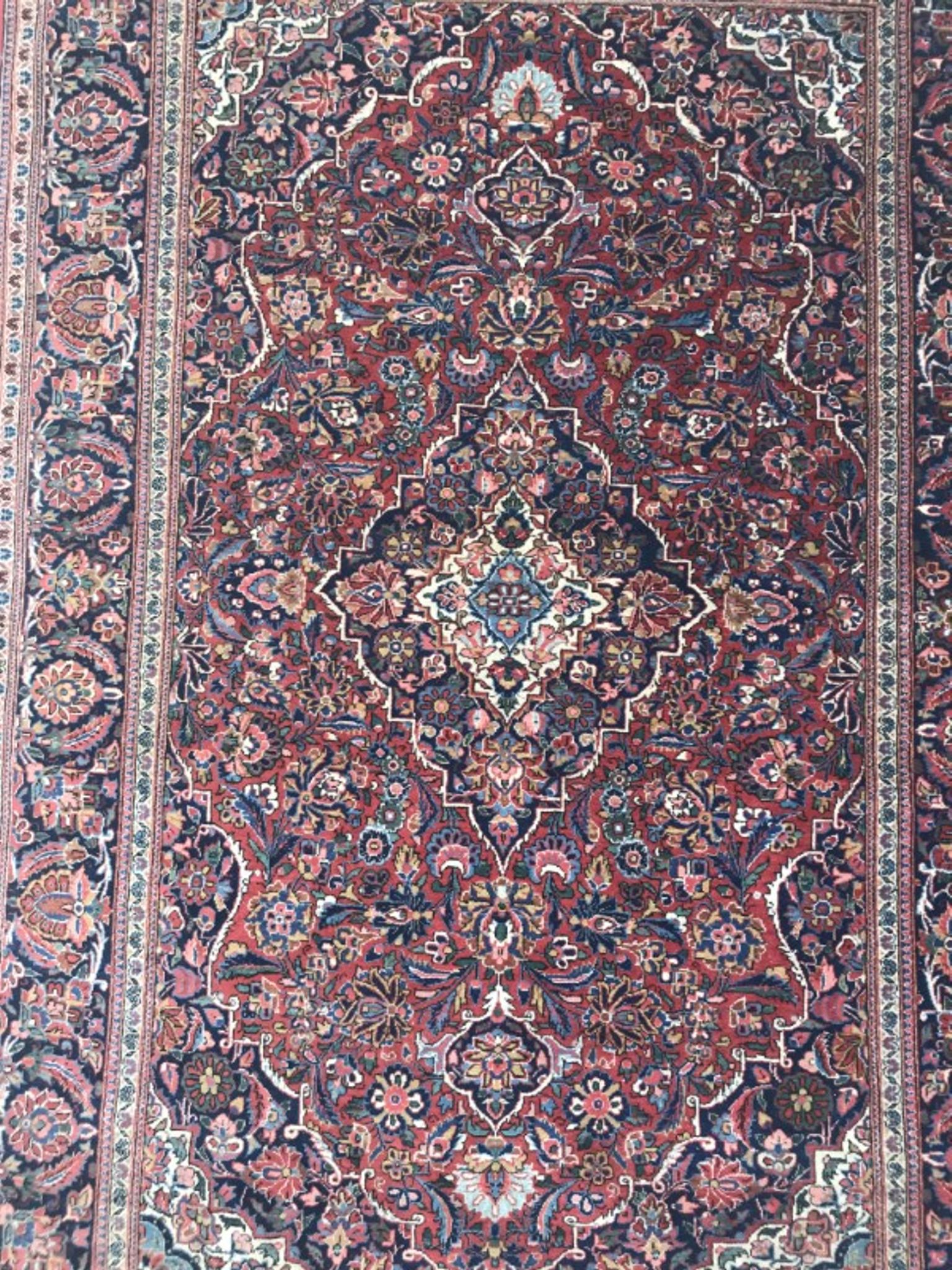 Tapis ancien Kashan Iran 135X198 CM
