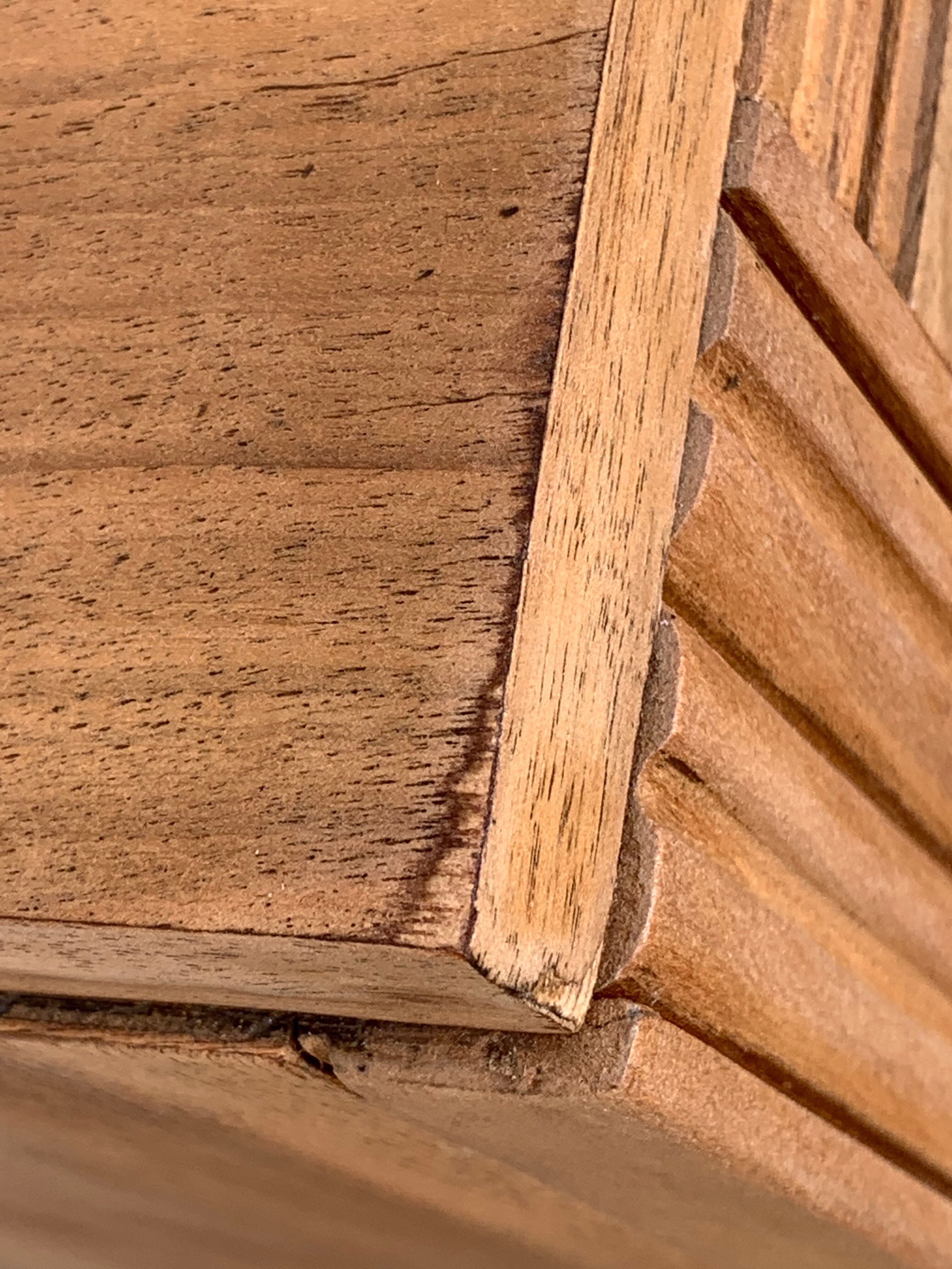 Art Deco chest of drawers Blond walnut 1930