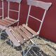 Lot de 4 chaises de jardin / bistrot