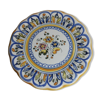 Assiette céramique S. Timoneda Talavera vintage