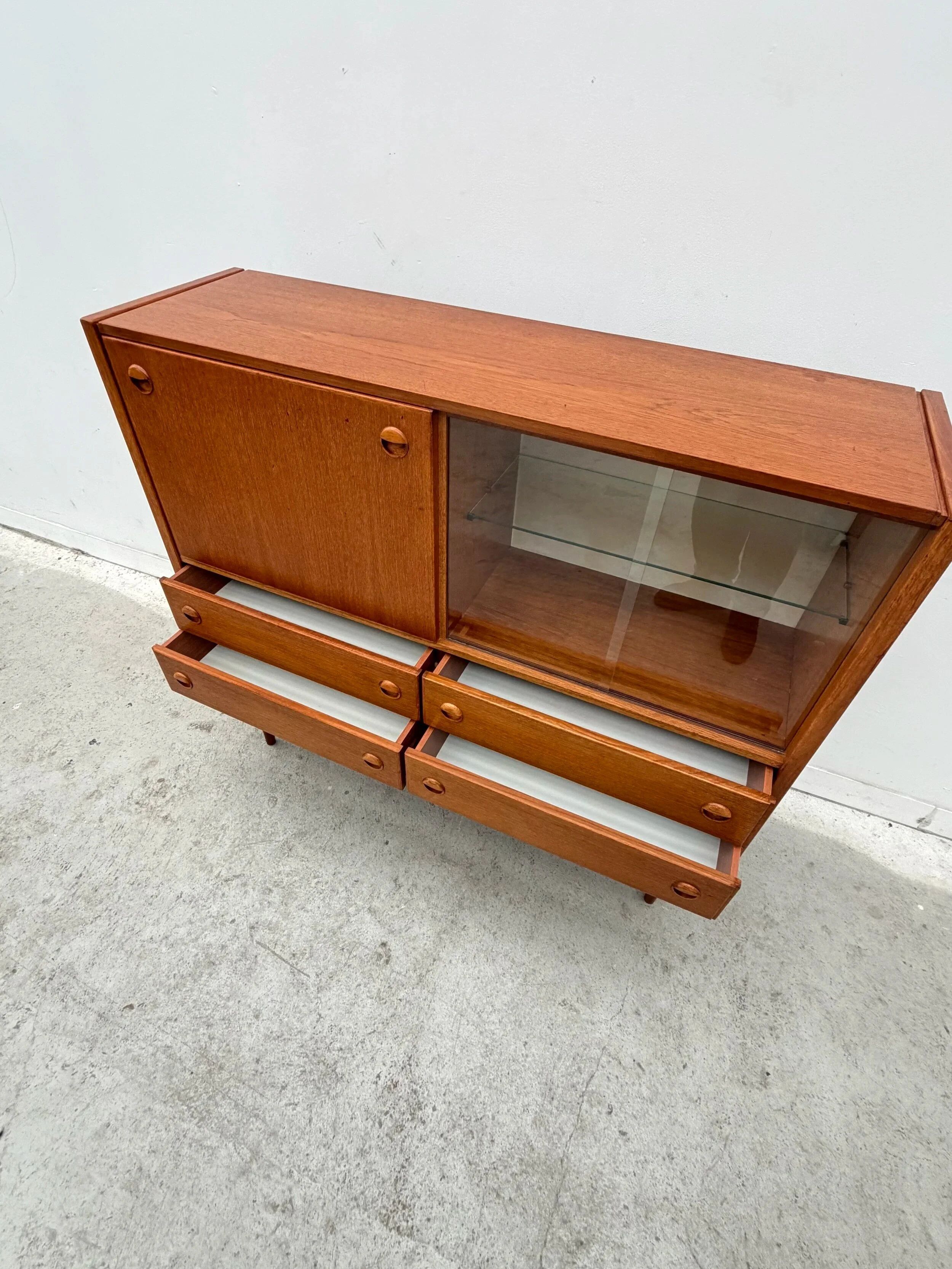 Scandinavian style bar cabinet in teak, 1970.