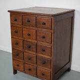 Meuble d'apothicaire en chêne hollandais, début du XXe siècle