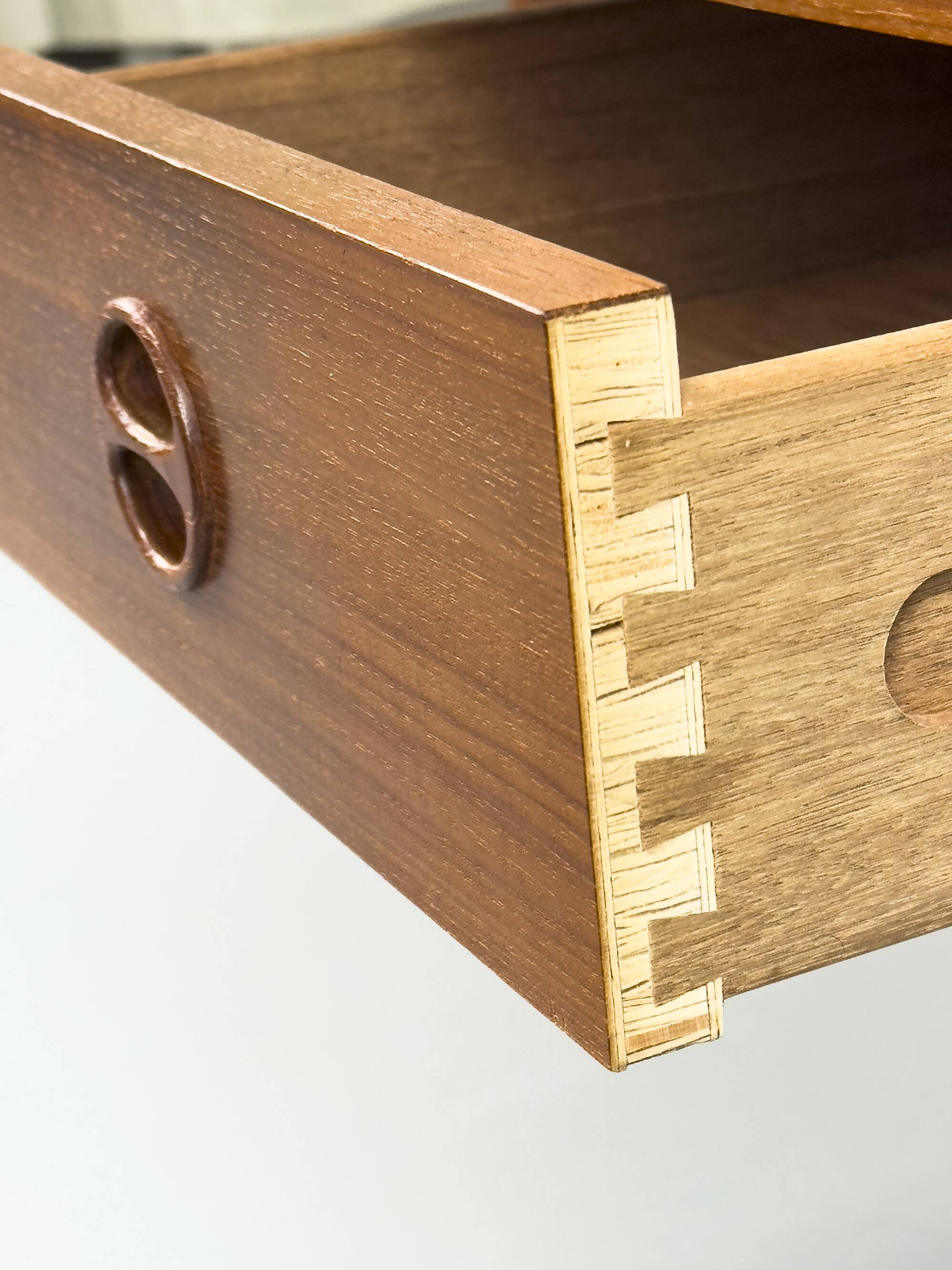 Teak Desk with 3 Drawers from GV Møbler, 1960s
