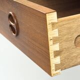 Teak Desk with 3 Drawers from GV Møbler, 1960s