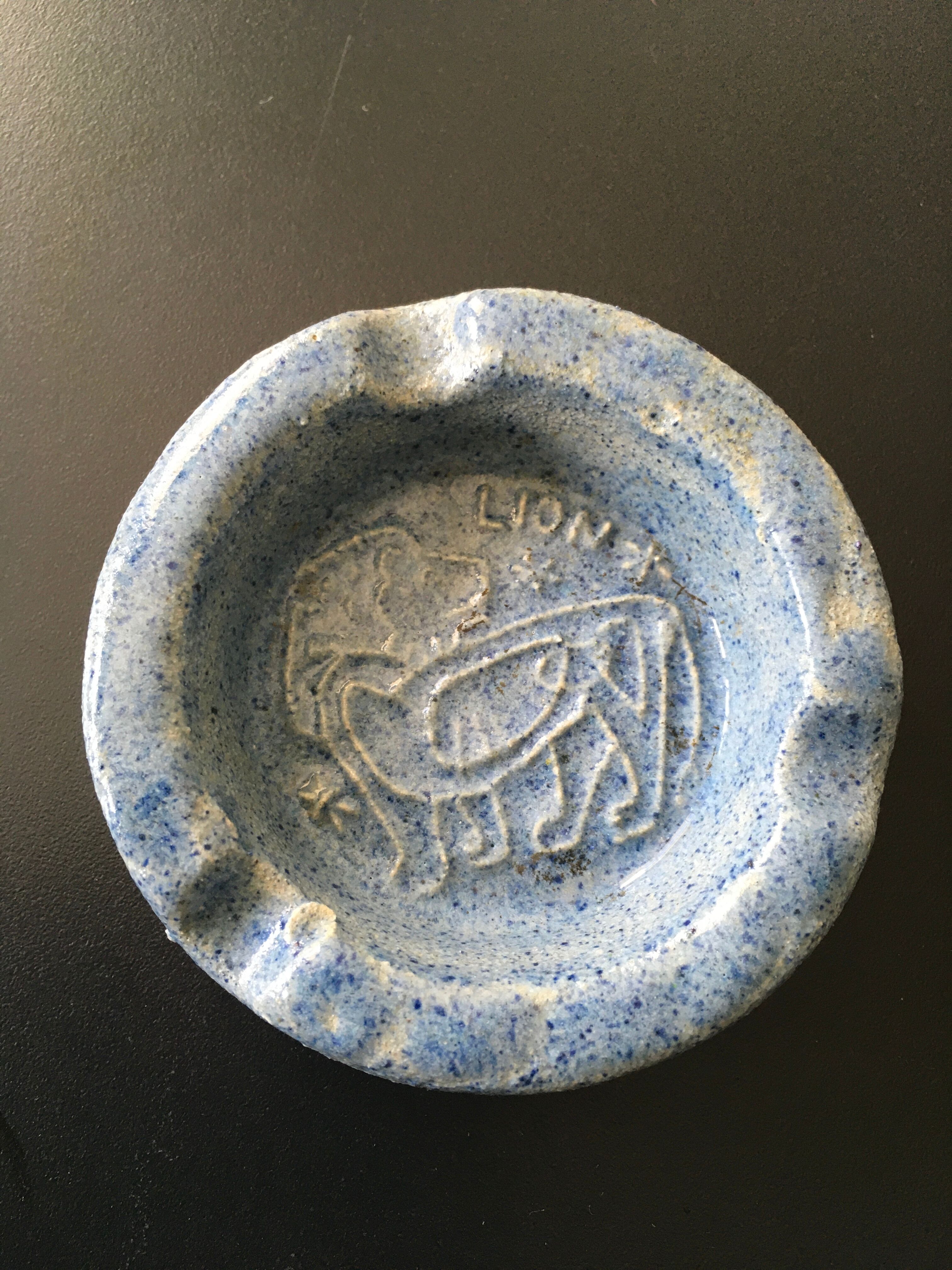Ashtray Accolay lion
