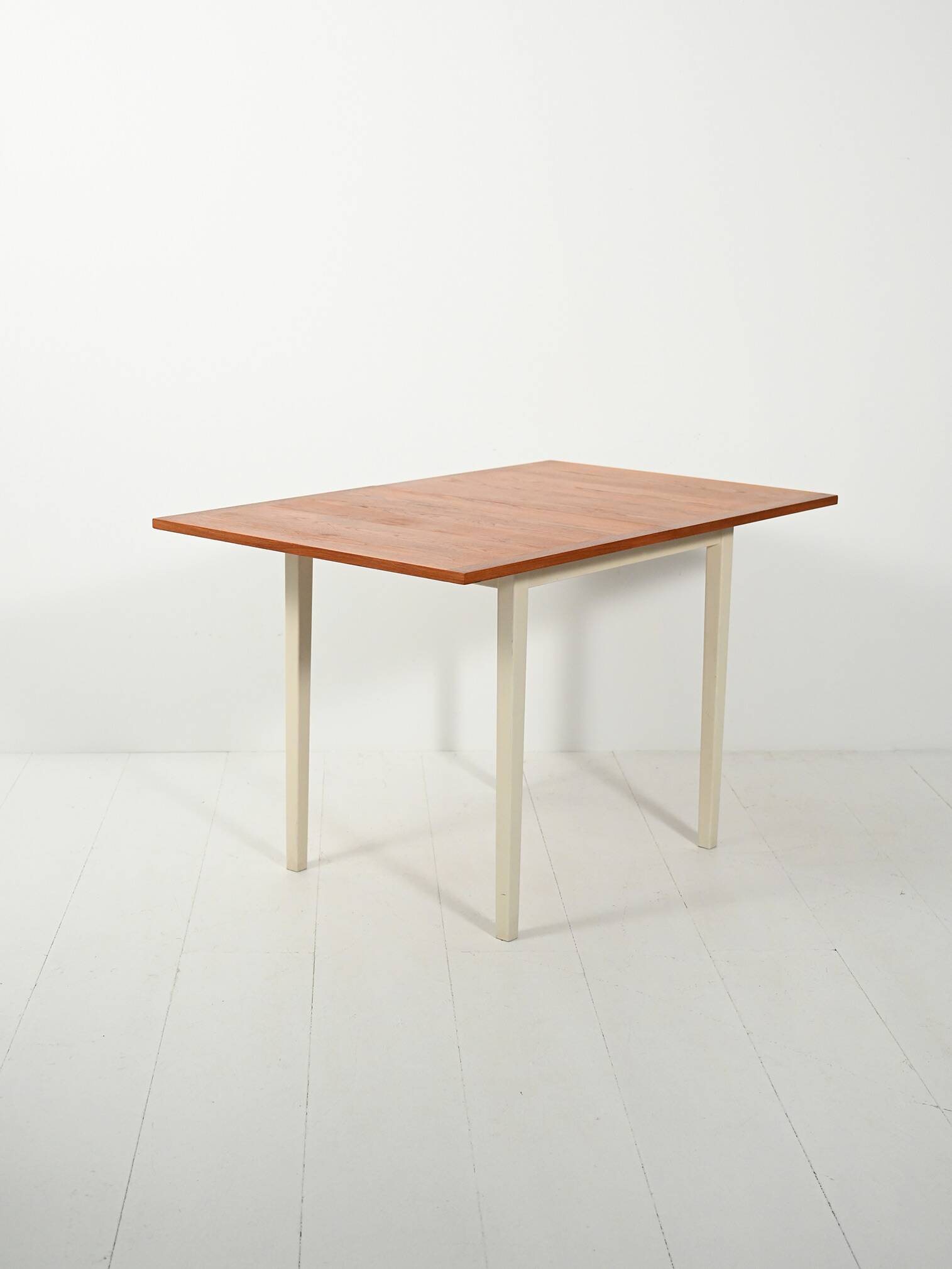 Scandinavian folding table in teak