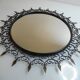 Signed Vallauris Chaty Sun mirror 44cm