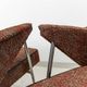 Metal vintage Armchairs “Bat” Poland, 1960’s, Set Of 2