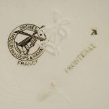 Art Deco bowl in Orchies earthenware