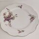 Flat plate in Limoges porcelain – Havland – Floral decoration