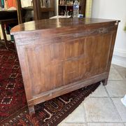 Art Deco work cabinet with 12 drawers in solid wood