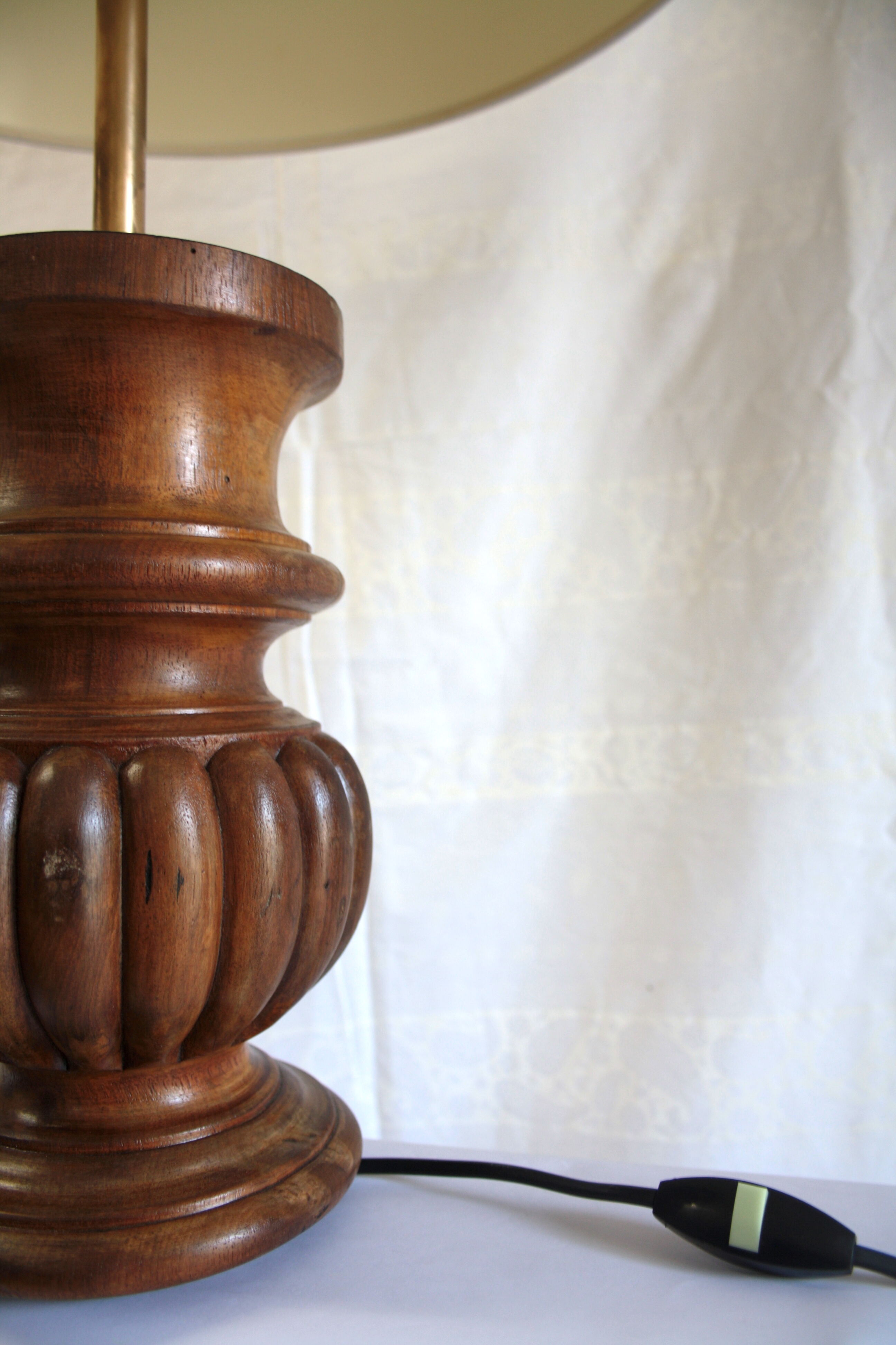 Table lamp - wooden foot XIX