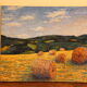 Table painting pointillism Impressionism Landscape Nature Oil on canvas Art Deco wall Fields