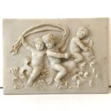 Ancient cherub relief decoration