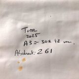 Original and unique hand-painted abstract painting