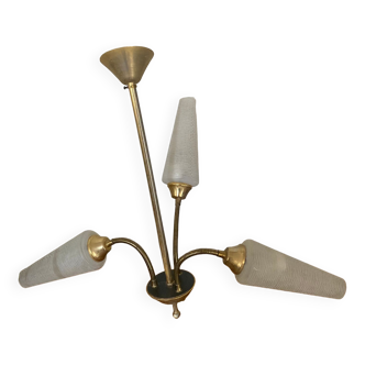 Brass chandelier 1950/60