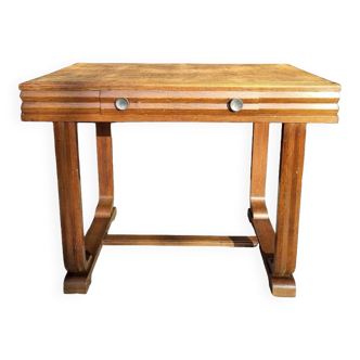 R3157 - Art Deco desk 1930 braced base