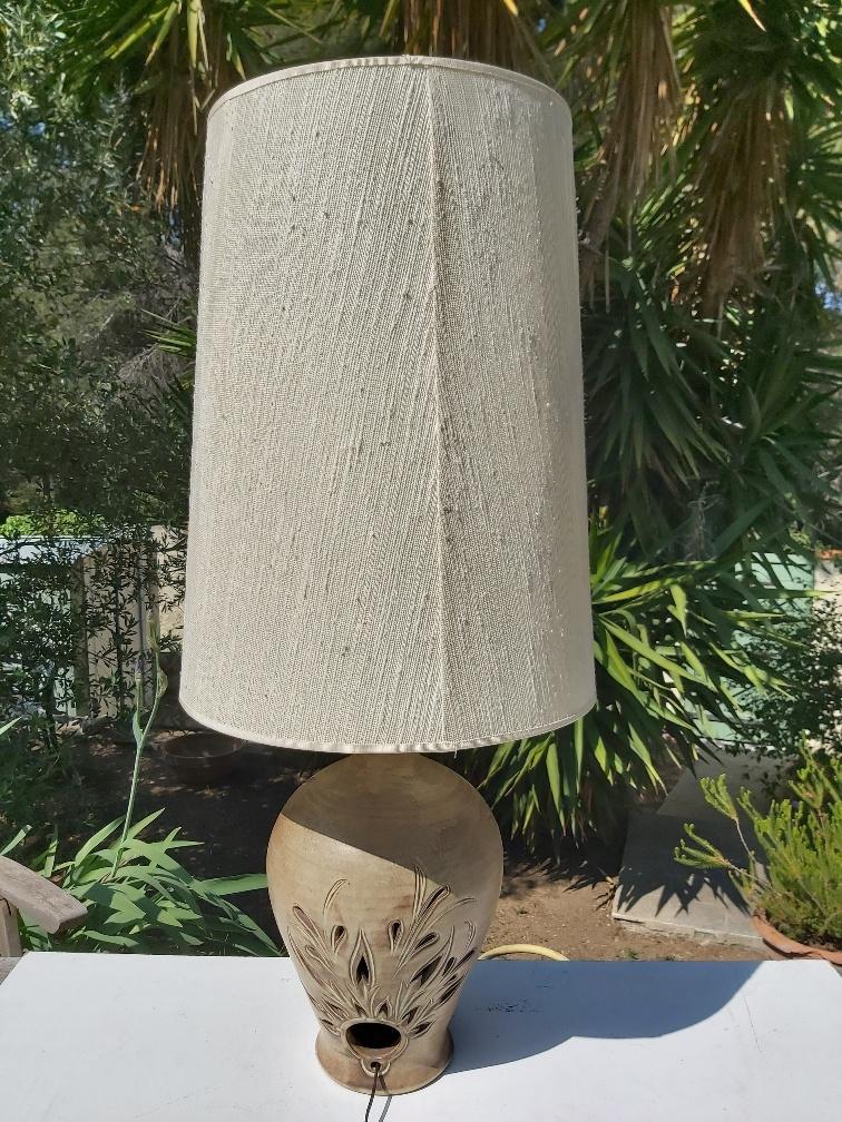 Fonck lamp and Matéo Vallauris ceramic open