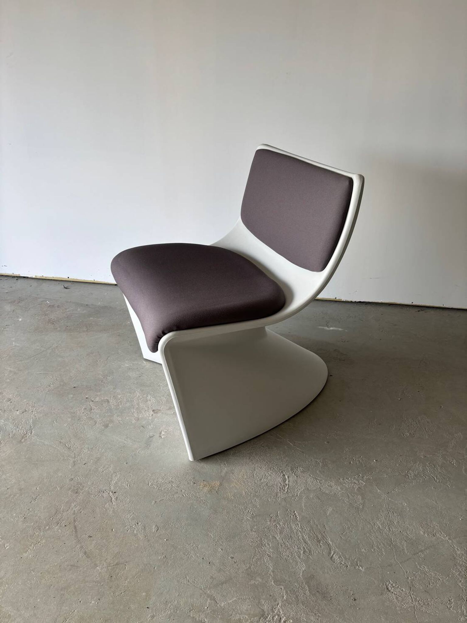 Series of 3 designer armchairs Space by A. Pinaffo and P. Scagnellato