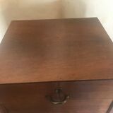 Vintage wooden curtain binder cabinet 1950-1960